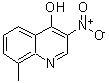 CAS 登录号：866472-97-1， 8-甲基-3-硝基-4-喹啉醇