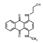 CAS 登录号：86722-66-9， 1-[(2-羟基乙基)氨基]-4-(甲基氨基)-9,10-蒽醌