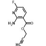 CAS#: 86724-91-6, 2-Propyn-1-yl 2-amino-6-fluoronicotinate