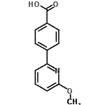 CAS 登录号：867256-80-2， 4-(6-甲氧基-2-吡啶基)苯甲酸