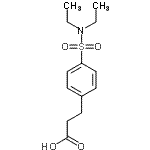 CAS 登录号：867329-87-1， 3-[4-(二乙基氨基磺酰基)苯基]丙酸