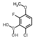 CAS#: 867333-04-8, (6-chloro-2-fluoro-3-methoxy-phenyl)boronic acid