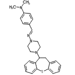 CAS#: 86758-95-4, 4-[(E)-{[4-(10,11-Dihydrodibenzo[b,f]thiepin-10-yl)-1-piperazinyl]imino}methyl]-N,N-dimethylaniline