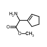 CAS#: 86774-60-9, Methyl amino(1-cyclopenten-1-yl)acetate