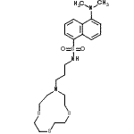 CAS 登录号：868365-96-2， 5-(二甲基氨基)-N-[3-(1,4,7-三硫杂-10-氮杂环十二烷n-10-基)丙基]-1-萘磺酰胺