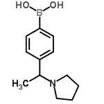 CAS 登录号：868395-81-7， {4-[1-(1-吡咯烷基)乙基]苯基}硼酸