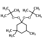 CAS#: 86857-22-9, 1,1,5-Trimethyl-3,3-bis[(2-methyl-2-propanyl)peroxy]cyclohexane