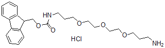CAS#: 868599-75-1, 15-Amino-6,9,12-Trioxa-2-Azapentadecanoic Acid 9H-Fluoren-9-Ylmethyl Ester Hydrochloride (1:1)