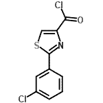 CAS#: 868755-69-5, 2-(3-Chlorophenyl)-1,3-thiazole-4-carbonyl chloride