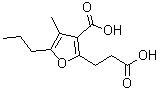 CAS 登录号：86879-39-2， 2-(2-羧基乙基)-4-甲基-5-丙基-3-糠酸