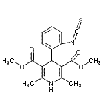 CAS#: 86880-83-3, Dimethyl 4-(2-isothiocyanatophenyl)-2,6-dimethyl-1,4-dihydro-3,5-pyridinedicarboxylate