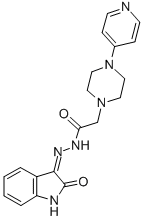 CAS#: 86889-04-5, (Z)-4-(4-Pyridinyl)-1-PiperazineAcetic Acid (1,2-Dihydro-2-Oxo-3H-Indol-3-Ylidene)Hydrazide