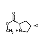 CAS 登录号：86940-74-1， 甲基(4S)-4-氯-L-脯氨酸酯