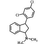 CAS 登录号：86946-16-9， 3-(2,4-二氯苯基)-N,N-二甲基-1-茚满胺
