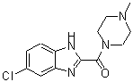 CAS#: 869497-75-6, (5-Chloro-1H-benzimidazol-2-yl)(4-methyl-1-piperazinyl)methanone