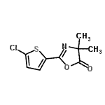 CAS#: 869548-35-6, 2-(5-Chloro-2-thienyl)-4,4-dimethyl-1,3-oxazol-5(4H)-one