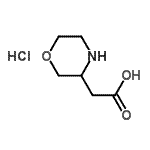 CAS#: 86967-55-7, 3-Morpholinylacetic acid hydrochloride (1:1)
