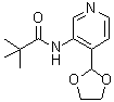 CAS 登录号：869735-24-0， N-[4-(1,3-二氧戊环-2-基)-3-吡啶基]-2,2-二甲基丙酰胺