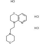 CAS#: 86979-78-4, 4-[2-(4-Morpholinyl)ethyl]-3,4-dihydro-2H-pyrido[3,2-b][1,4]oxazine trihydrochloride