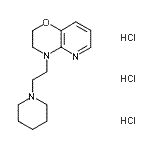 CAS#: 86979-79-5, 4-[2-(1-Piperidinyl)ethyl]-3,4-dihydro-2H-pyrido[3,2-b][1,4]oxazine trihydrochloride