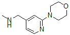 CAS 登录号：869901-11-1， N-甲基-2-(4-吗啉基)-4-吡啶甲胺