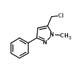 CAS#: 869901-14-4, 5-(Chloromethyl)-1-methyl-3-phenyl-1H-pyrazole