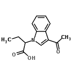 CAS#: 869949-98-4, 2-(3-Acetyl-1H-indol-1-yl)butanoic acid