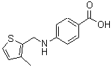 CAS#: 869950-51-6, 4-{[(3-Methyl-2-thienyl)methyl]amino}benzoic acid