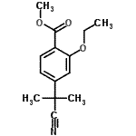 CAS#: 870007-42-4, Methyl 4-(2-cyano-2-propanyl)-2-ethoxybenzoate