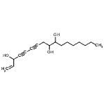 CAS 登录号：87005-03-6， 1-十七碳烯-4,6-二炔-3,9,10-三醇