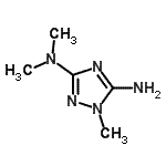 CAS#: 87009-70-9, N,N,1-trimethyl-1,2,4-triazole-3,5-diamine