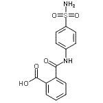 CAS 登录号：87015-37-0， 2-[(4-氨基磺酰基苯基)氨基甲酰]苯甲酸