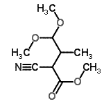 CAS#: 87061-92-5, Methyl 2-cyano-4,4-dimethoxy-3-methylbutanoate