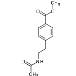 CAS 登录号：870703-69-8， 甲基4-(2-乙酰氨基基乙基)苯甲酸酯