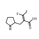 CAS#: 870703-86-9, 3,3-Difluoro-2-(2-pyrrolidinylmethyl)acrylic acid