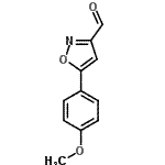 CAS 登录号：870703-95-0， 5-(4-甲氧基苯基)-1,2-恶唑-3-甲醛
