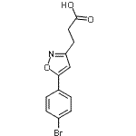 CAS#: 870703-99-4, 3-[5-(4-Bromophenyl)-1,2-oxazol-3-yl]propanoic acid