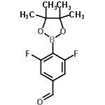 CAS#: 870717-92-3, 3,5-Difluoro-4-(4,4,5,5-tetramethyl-1,3,2-dioxaborolan-2-yl)benzaldehyde