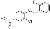 CAS#: 870777-28-9, {3-Chloro-4-[(2-fluorobenzyl)oxy]phenyl}boronic acid