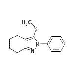 CAS#: 871110-07-5, 3-(Methylsulfanyl)-2-phenyl-4,5,6,7-tetrahydro-2H-indazole