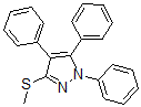 CAS 登录号：871110-16-6， 3-(甲硫基)-1,4,5-三苯基-1H-吡唑