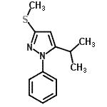 CAS 登录号：871110-18-8， 5-异丙基-3-(甲硫基)-1-苯基-1H-吡唑