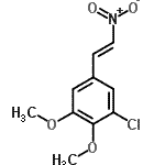 CAS#: 871126-37-3, 1-Chloro-2,3-dimethoxy-5-[(E)-2-nitrovinyl]benzene
