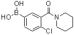 CAS#: 871332-70-6, [4-Chloro-3-(1-piperidinylcarbonyl)phenyl]boronic acid