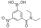 CAS 登录号：871332-82-0， B-[3-[(二乙基氨基)羰基]-5-硝基苯基]-硼酸