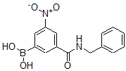 CAS 登录号：871332-90-0， B-[3-硝基-5-[[(苯基甲基)氨基]羰基]苯基]-硼酸