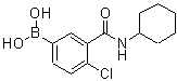 CAS 登录号：871332-92-2， [4-氯-3-(环己基氨基甲酰)苯基]硼酸