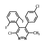 CAS#: 871513-21-2, 3-Chloro-5-(4-chlorophenyl)-4-(2,6-difluorophenyl)-6-methylpyridazine