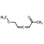 CAS#: 87180-65-2, 6-Methoxy-3,4-hexadien-2-one