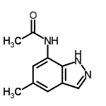 CAS#: 871886-57-6, N-(5-Methyl-1H-indazol-7-yl)acetamide